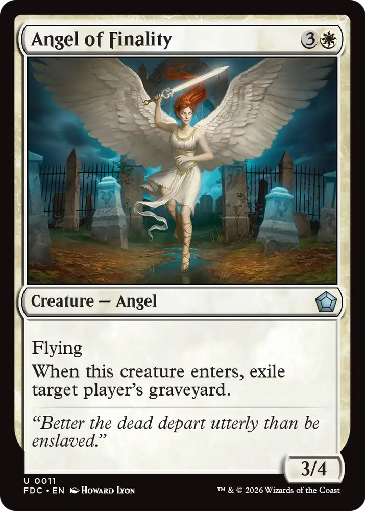 Angel of Finality [Foundations Commander]