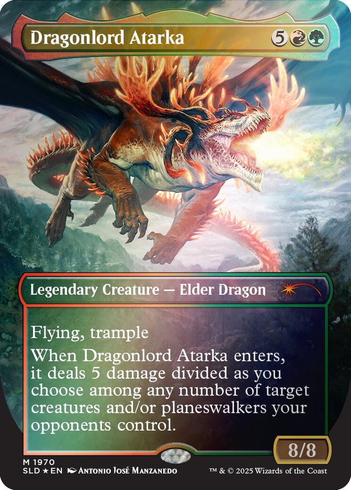 Dragonlord Atarka (Rainbow Foil) [Secret Lair Drop Series]